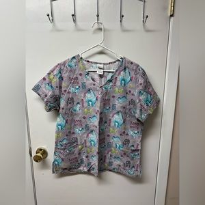 Women’s scrub top, excellent condition.